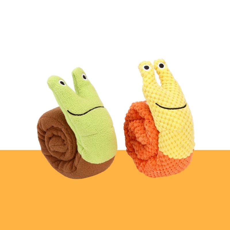 Gousy Dog Snail Snuffle Puzzle Plush Toys Gousy