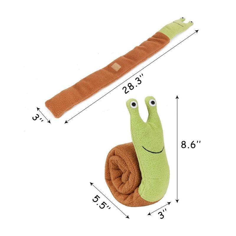 Gousy Dog Snail Snuffle Puzzle Plush Toys Gousy