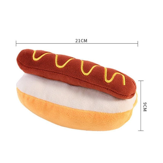 Gousy pet Jumbo Hotdog Plush Toy Gousy