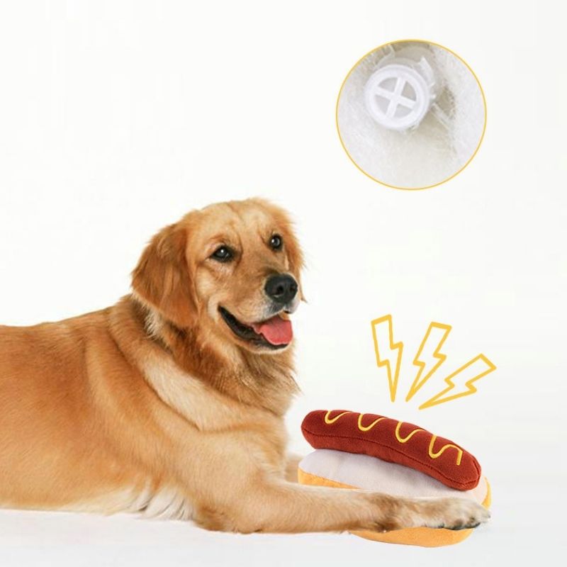 Gousy pet Jumbo Hotdog Plush Toy Gousy