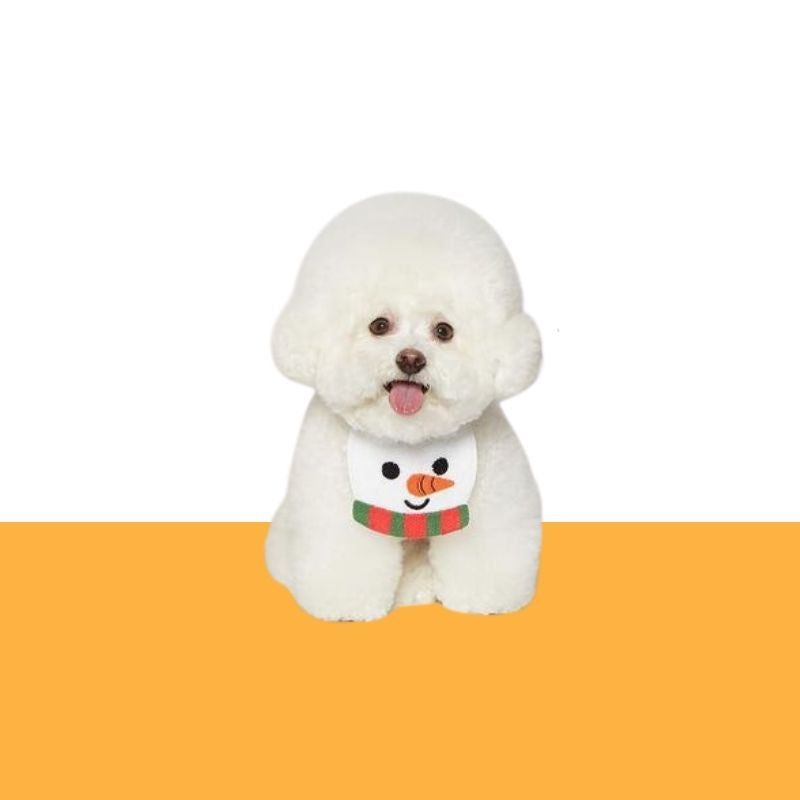 Gousy Small Pet Snowman Bib Scarf Gousy