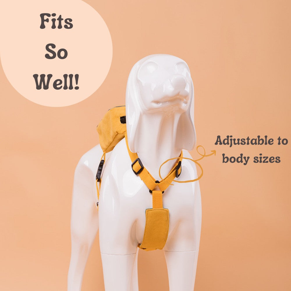 Gousy Customized Pet Embroidery Backpack & Chest Collar Gousy