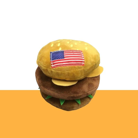 Gousy pet Big American Cheeseburgers Plush Toy Gousy