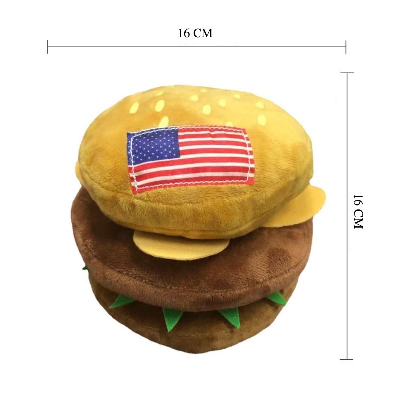 Gousy pet Big American Cheeseburgers Plush Toy Gousy