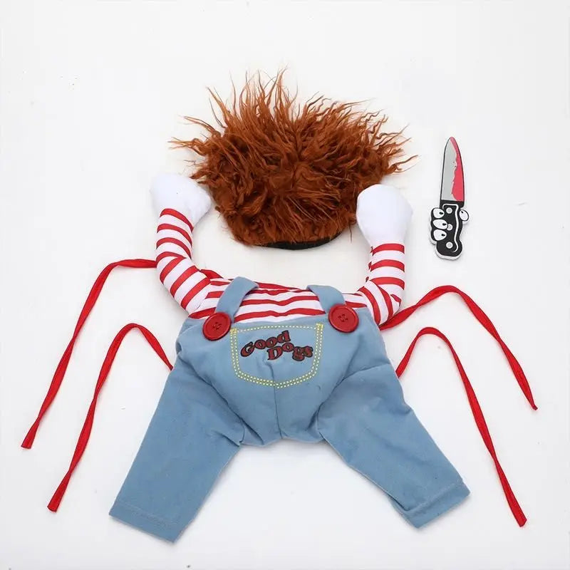 Gousy All Size Pet Cosplay Chucky Costume Gousy