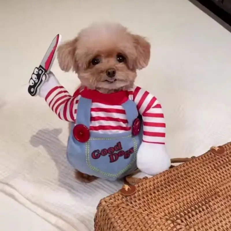 Gousy All Size Pet Cosplay Chucky Costume Gousy