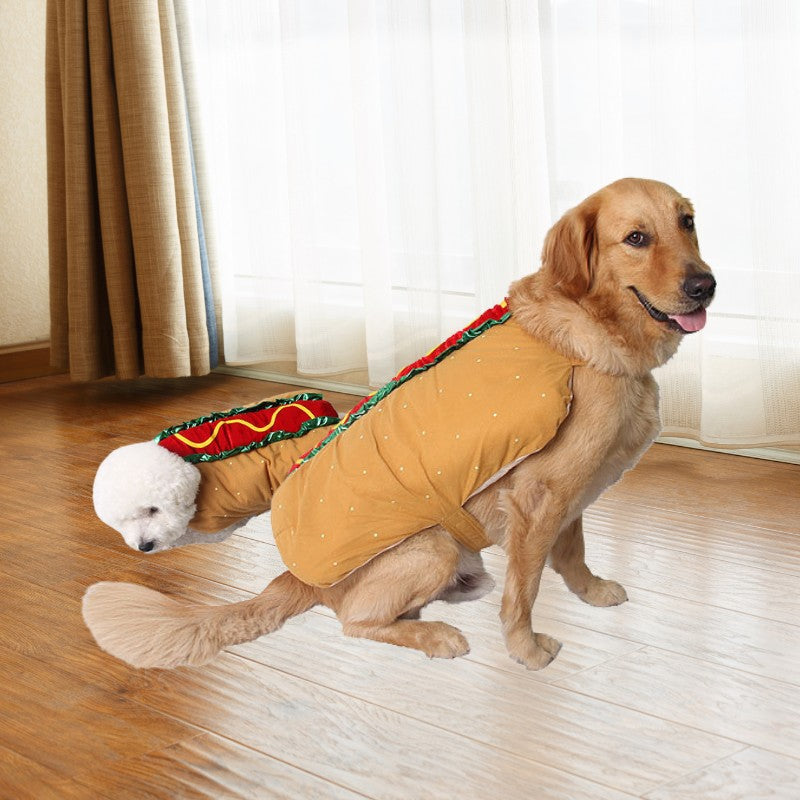 Gousy All Size Pet Cosplay Hotdog Costume Gousy