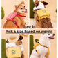Gousy Customized Pet Embroidery Backpack & Chest Collar Gousy