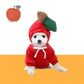 Gousy Fruit Outfit Small Pet Apple Hoodie Sweater Gousy