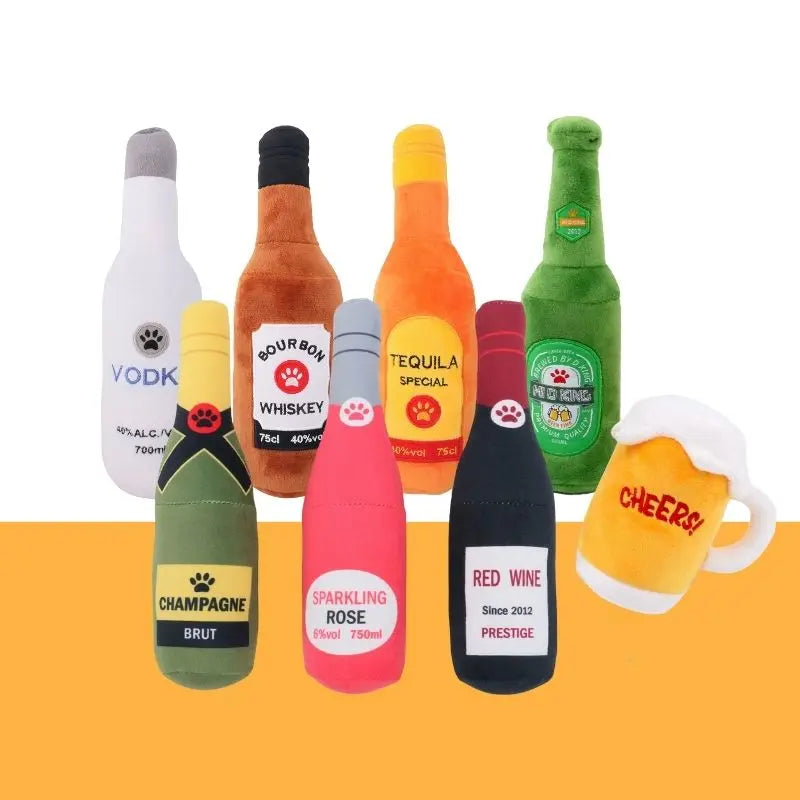 Gousy Liquid Series Beer Mug Bottle Plush Toy的副本 Gousy