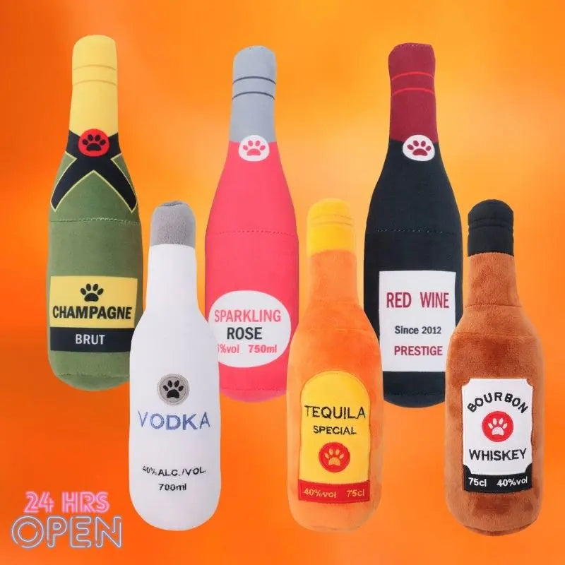 Gousy Liquid Series Champagne Bottle Plush Toy Gousy