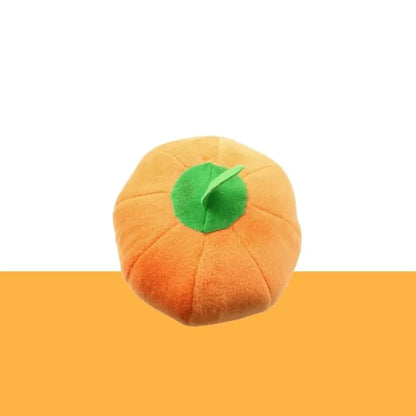 Gousy Pet Halloween Pumpkin Plush Squeaky Toy Gousy