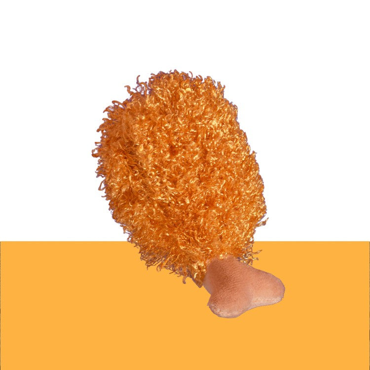 Gousy Squeaky Chewy Fried Chicken Plush Toy Gousy