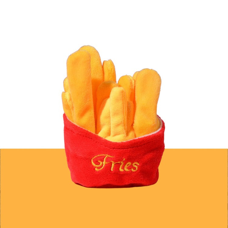 Gousy Squeaky Chewy Fries Plush Toy Gousy