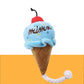 Gousy Squeaky Chewy Ice Cream Plush Toy Gousy